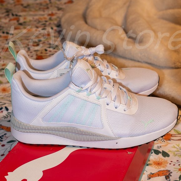 Ladies' Pacer Net Cage Sneaker White Puma‎ - Picture 2 of 7
